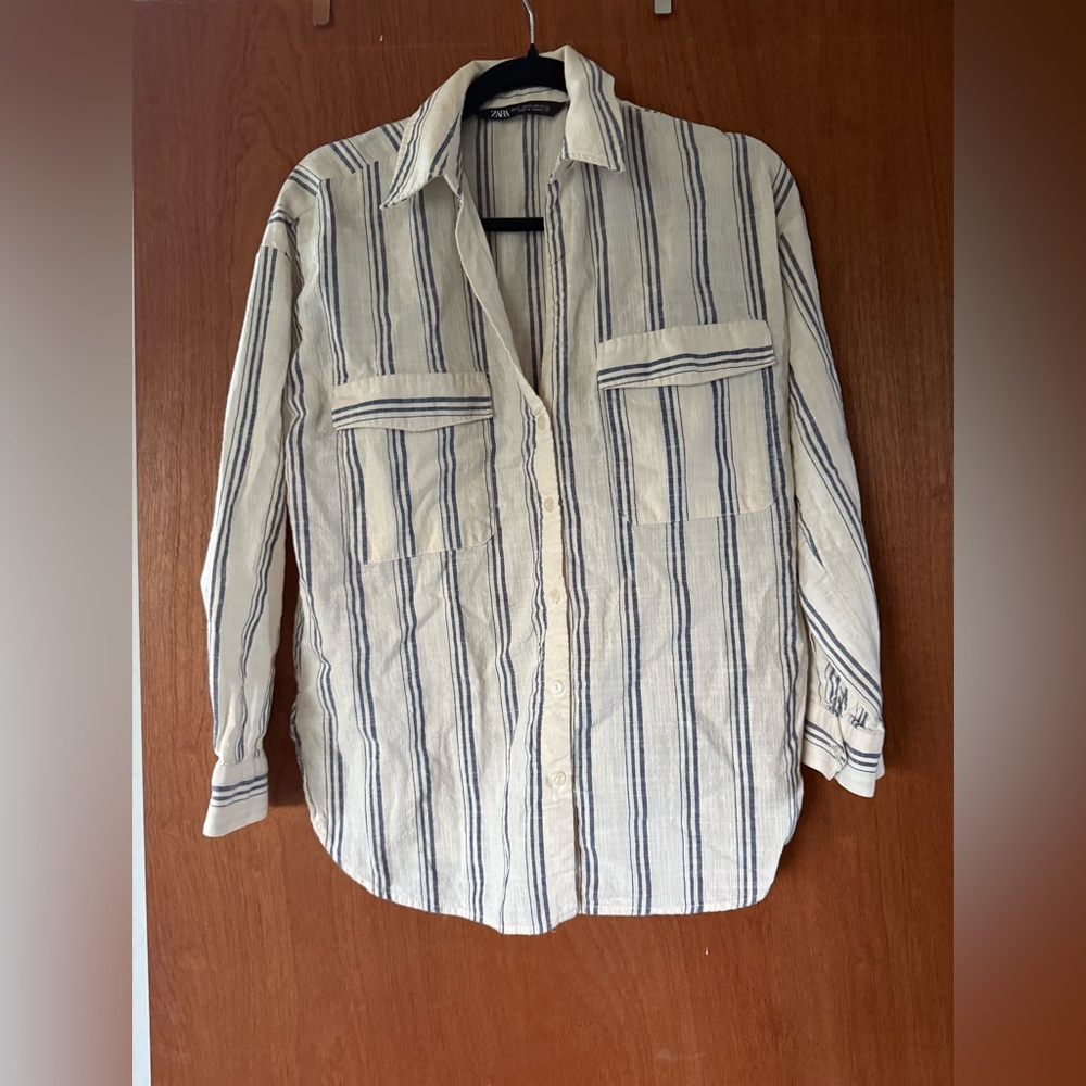 Zara Striped Blouse | XS